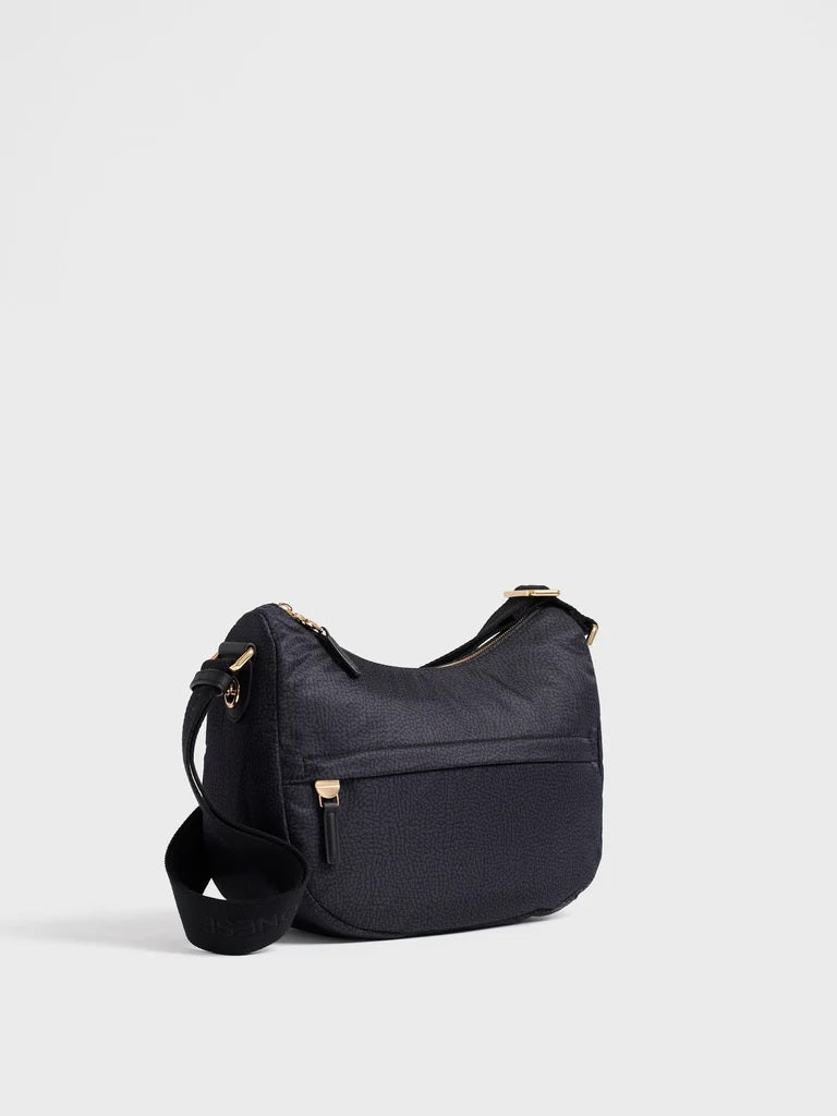Borbonese B-Club Luna Bag Small in recycled Op fabric