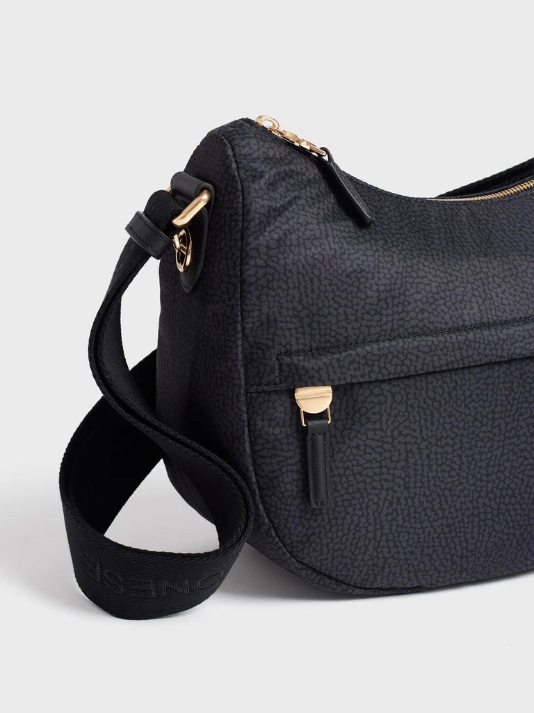 Borbonese B-Club Luna Bag Small in recycled Op fabric