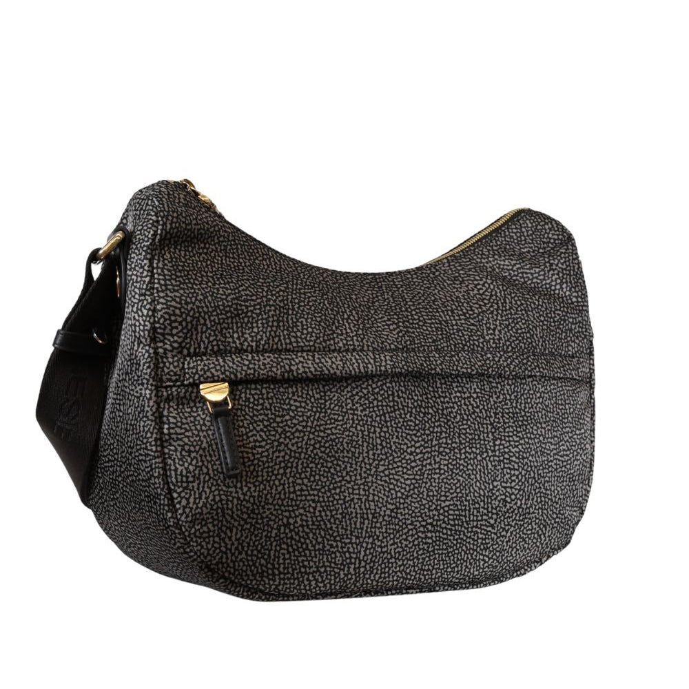 Borbonese B-Club Luna Bag Middle in recycled fabric