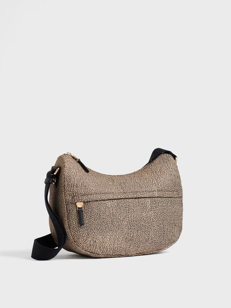 Borbonese B-Club Luna Bag Middle in recycled fabric