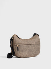Borbonese B-Club Luna Bag Middle in recycled fabric
