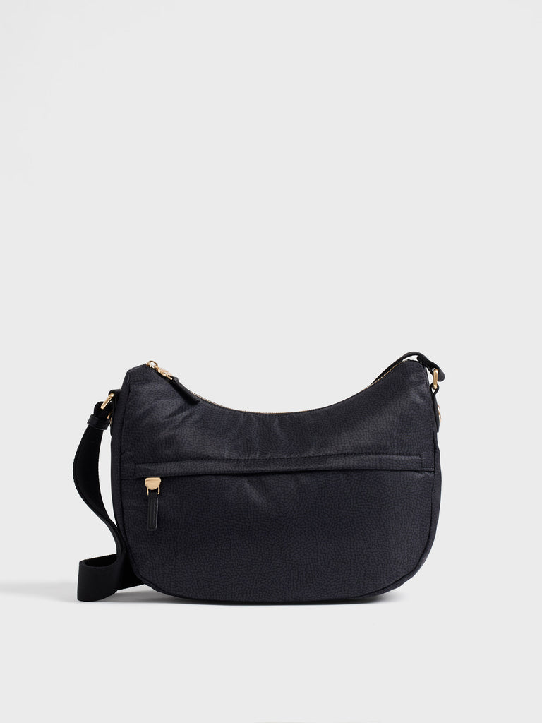 Borbonese B-Club Luna Bag Middle in recycled fabric