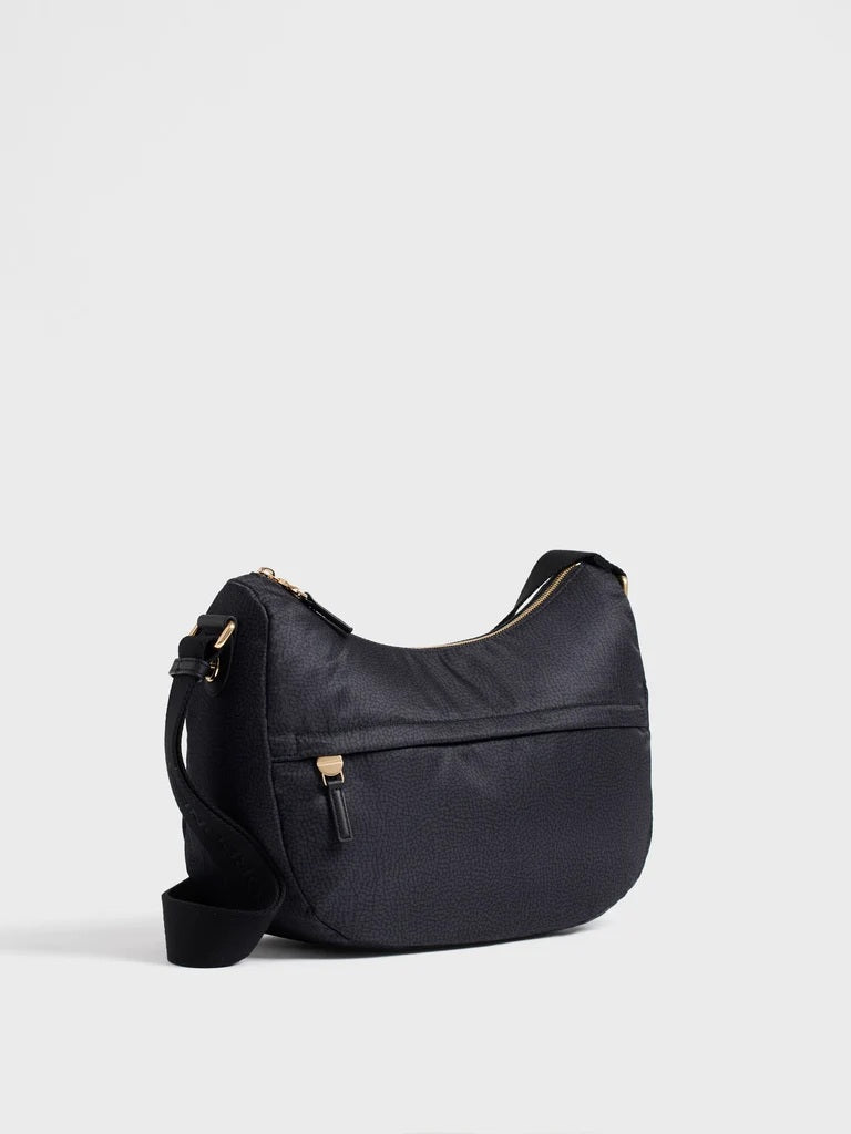 Borbonese B-Club Luna Bag Middle in recycled fabric