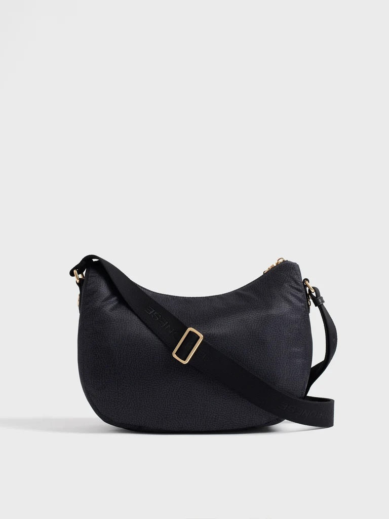 Borbonese B-Club Luna Bag Middle in recycled fabric