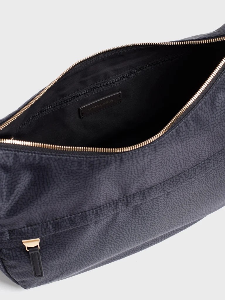 Borbonese B-Club Luna Bag Middle in recycled fabric