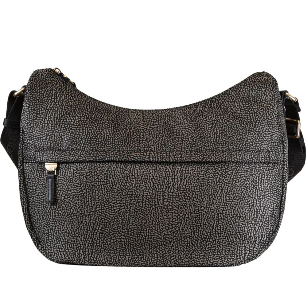 Borbonese B-Club Luna Bag Medium in recycled fabric