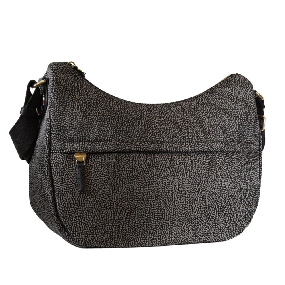 Borbonese B-Club Luna Bag Medium in recycled fabric