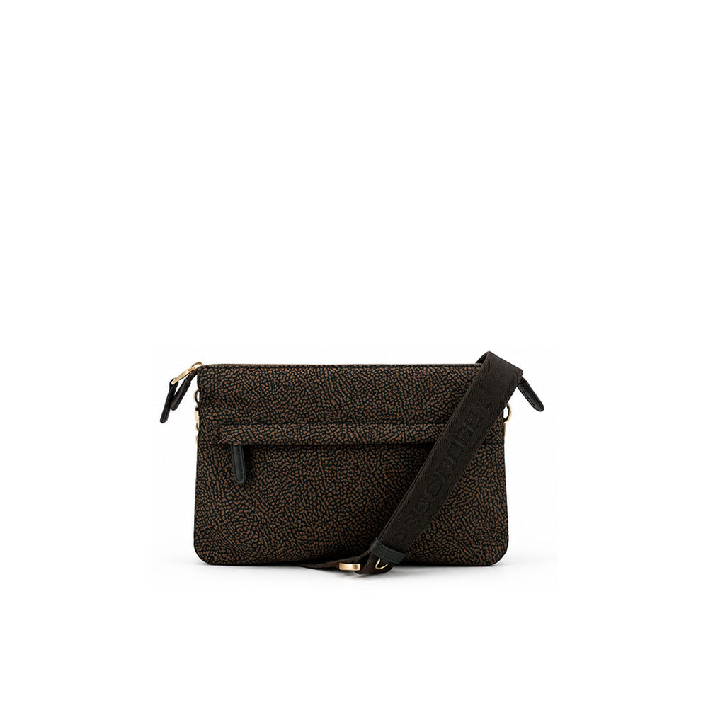 Borsa Cross Over B-Club Small in tessuto riciclato Borbonese