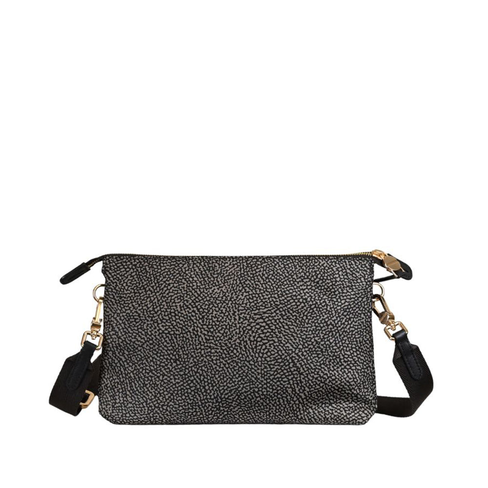 Borsa Cross Over B-Club Small in tessuto riciclato Borbonese