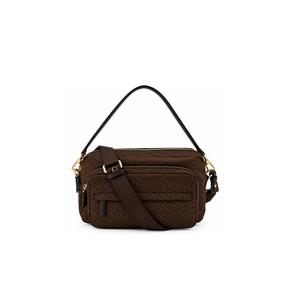 Borsa B-Club Camera Case Medium in tessuto riciclato Op Borbonese