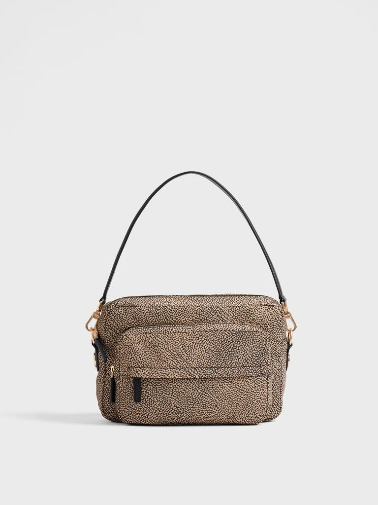 Borbonese B-Club Medium Camera Case in recycled Op fabric