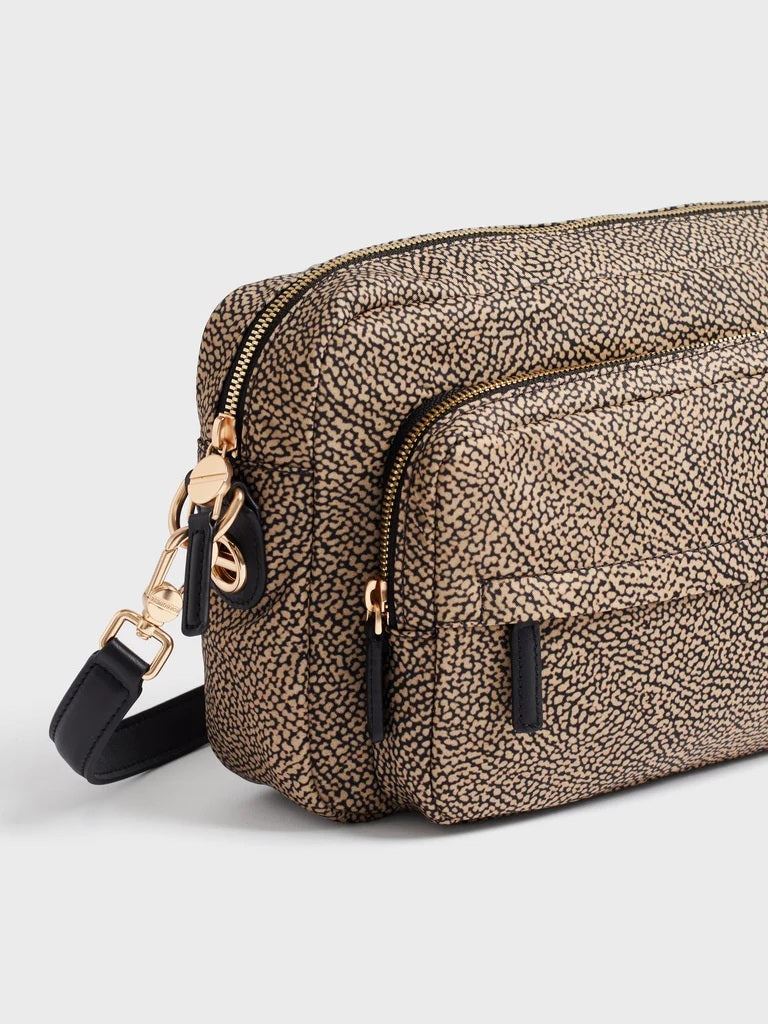 Borbonese B-Club Medium Camera Case in recycled Op fabric