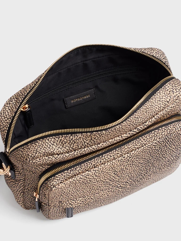 Borbonese B-Club Medium Camera Case in recycled Op fabric