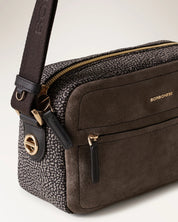 Borsa B-Club Camera Case Small in tessuto stampato Op Borbonese