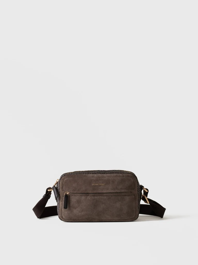 Borsa B-Club Camera Case Small in tessuto stampato Op Borbonese