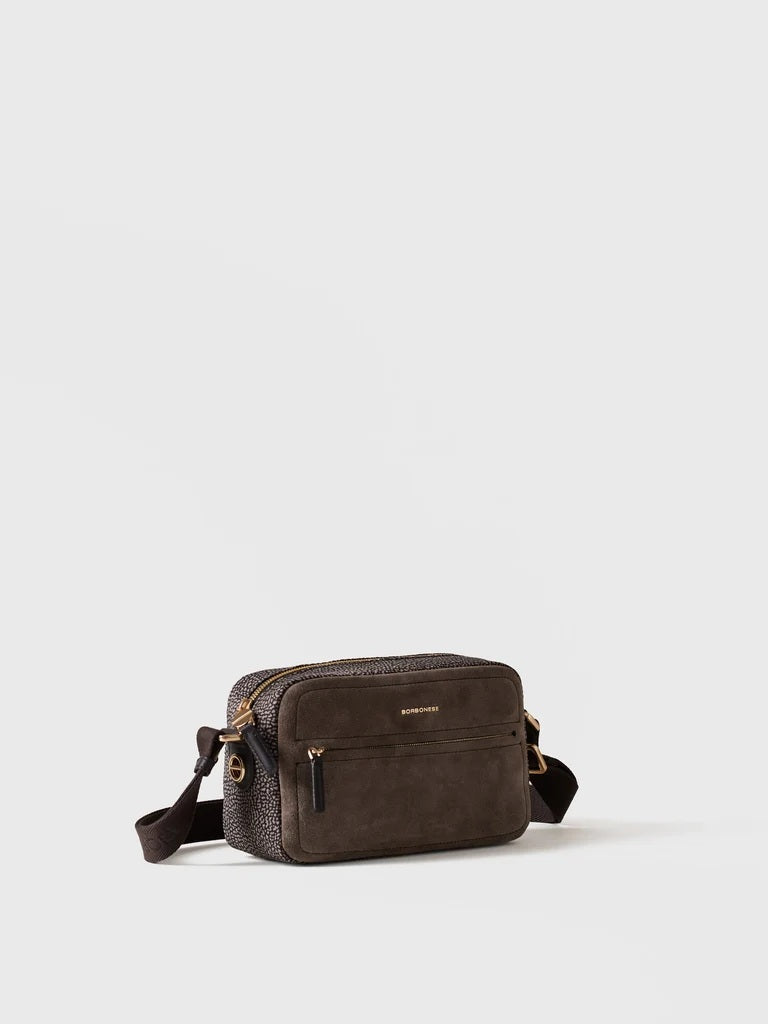 Borsa B-Club Camera Case Small in tessuto stampato Op Borbonese