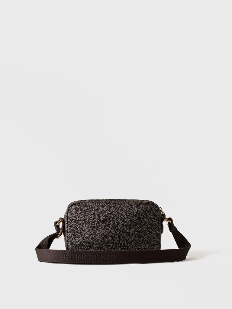 Borsa B-Club Camera Case Small in tessuto stampato Op Borbonese