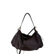Borbonese Small Prive Hobo bag in recycled Op fabric and leather
