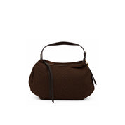 Borsa Prive Hobo Small in tessuto riciclato Op e pelle Borbonese