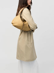 Borbonese Small Prive Hobo bag in recycled Op fabric and leather
