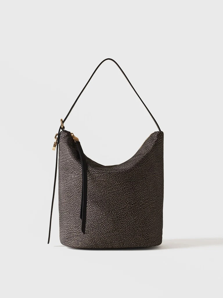 Borbonese Prive Medium Bucket Bag