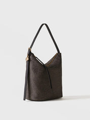 Borbonese Prive Medium Bucket Bag