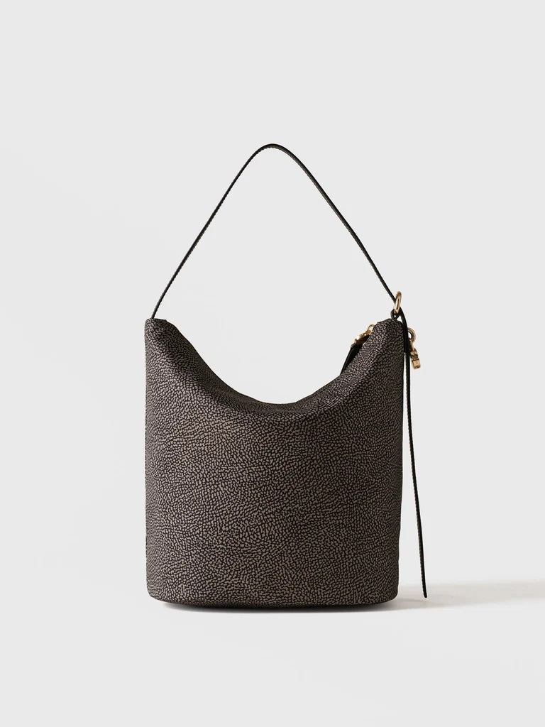Borbonese Prive Medium Bucket Bag