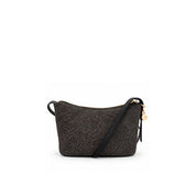 Borsa a tracolla Prive Small in tessuto Op e animalier Borbonese
