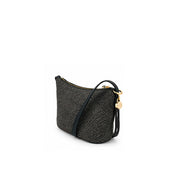 Borsa a tracolla Prive Small in tessuto Op e animalier Borbonese
