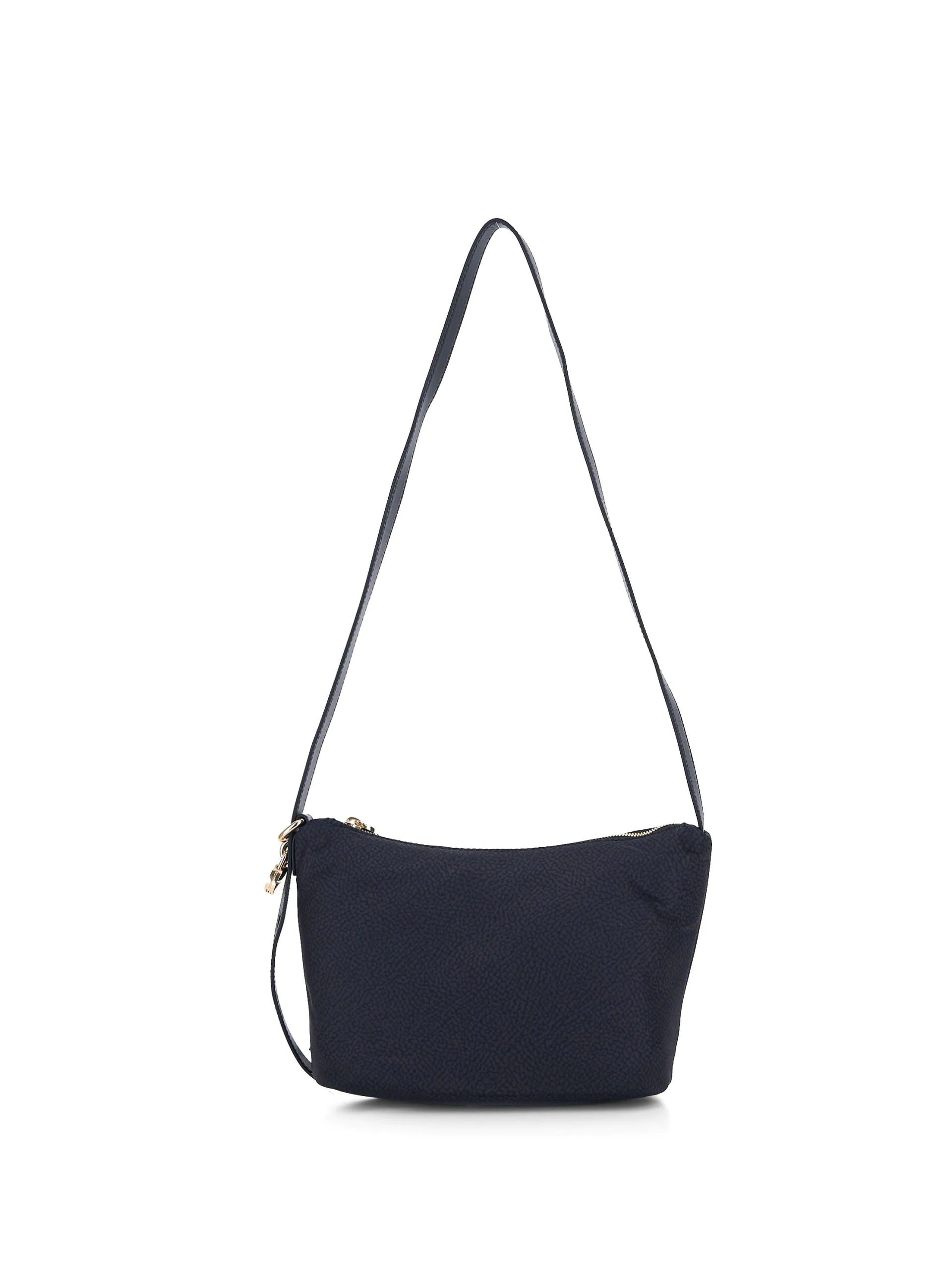 Borbonese Prive Small crossbody bag in Op fabric and animal print