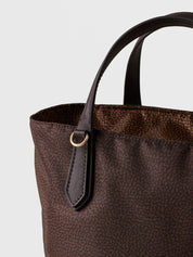 Borsa a mano Escape Small in tessuto riciclato stampa Op Borbonese