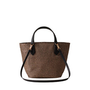 Borsa a mano Escape Small in tessuto riciclato stampa Op Borbonese