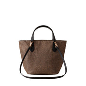 Borsa a mano Escape Small in tessuto riciclato stampa Op Borbonese