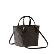 Borsa a mano Escape Small in tessuto riciclato stampa Op Borbonese