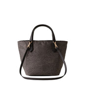 Borsa a mano Escape Small in tessuto riciclato stampa Op Borbonese