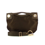 Borsa a mano Hobo Medium London in tessuto riciclato Op Borbonese