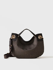 Borbonese Medium London Hobo Bag in recycled OP fabric