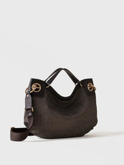 Borbonese Medium London Hobo Bag in recycled OP fabric