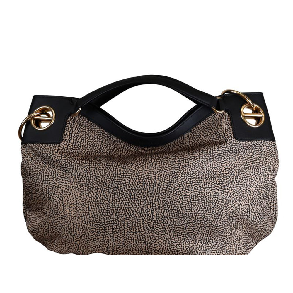 Borbonese Medium London Hobo Bag in recycled OP fabric