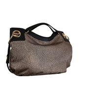 Borbonese Medium London Hobo Bag in recycled OP fabric