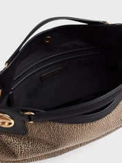 Borsa a mano Hobo Medium London in tessuto riciclato Op Borbonese