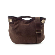 Borsa London Hobo Large in tessuto riciclato Op Borbonese