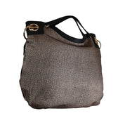 Borsa a mano London Large in tessuto riciclato Op Borbonese