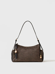 Borbonese Poche Medium shoulder bag in recycled Op fabric