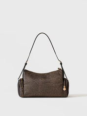 Borbonese Poche Medium shoulder bag in recycled Op fabric