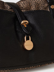 Borbonese Poche Medium shoulder bag in recycled Op fabric