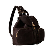 Borbonese "Poche" backpack in recycled Op fabric and leather