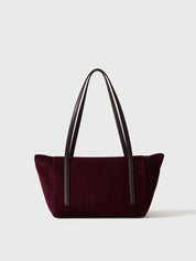 Borbonese Medium Wave Shopping Bag in leather