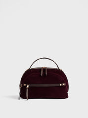 Borsa a mano Gallery Medium in crosta scamosciata Borbonese