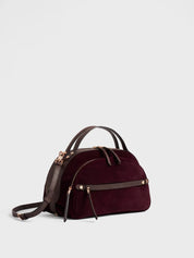 Borsa a mano Gallery Medium in crosta scamosciata Borbonese